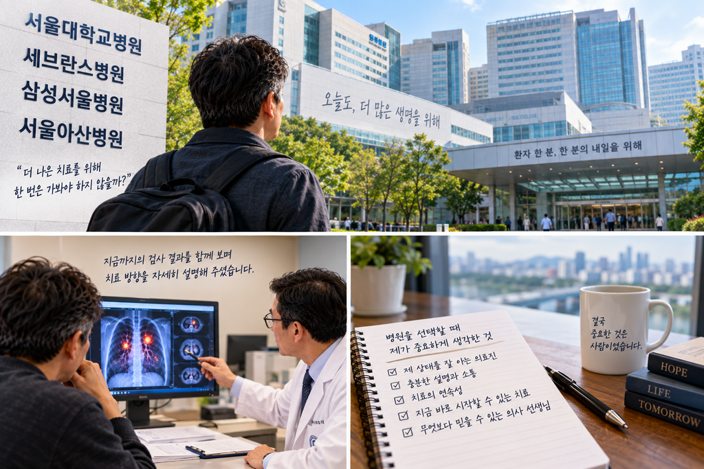 폐암 4기 진단 후 서울의 유명한 암센터까지 찾아갔습니다, 그런데 저는 병원을 옮기지 않았습니다 1 ChatGPT Image Sep 14 2026 10 48 20 PM