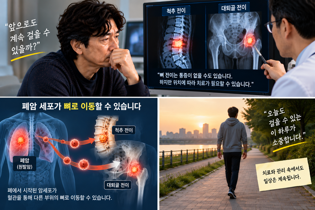 폐암이 뼈로 전이됐다는 말을 들었을 때, 제가 가장 걱정한 것은 “계속 걸을 수 있을까”였습니다 1 ChatGPT Image Sep 15 2026 08 00 09 PM