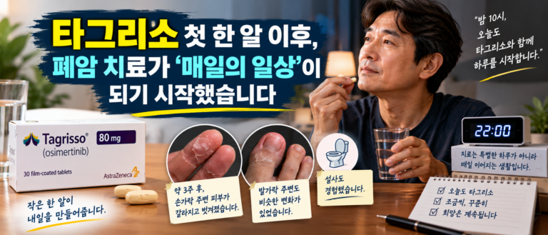 타그리소 첫 한 알 이후, 폐암 치료가 ‘매일의 일상’이 되기 시작했습니다 7 ChatGPT Image Sep 15 2026 11 47 31 AM