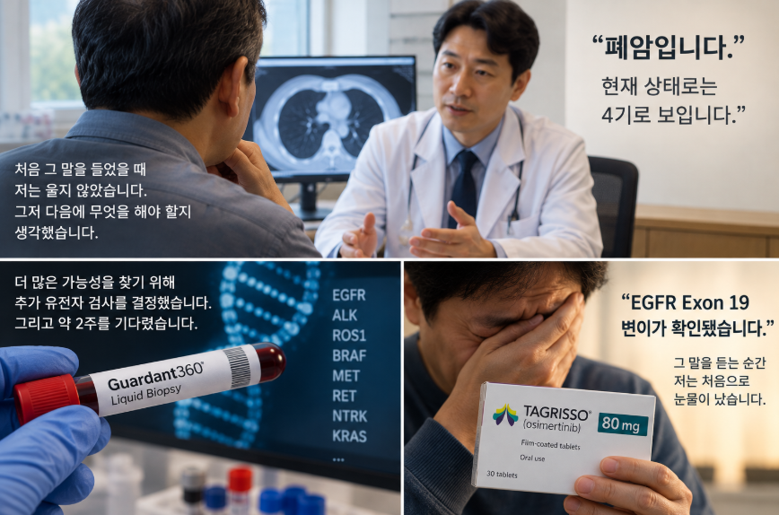 폐암 4기라는 말에도 울지 않았던 제가, EGFR 변이를 찾았다는 말에 처음 울었습니다 1 image 18